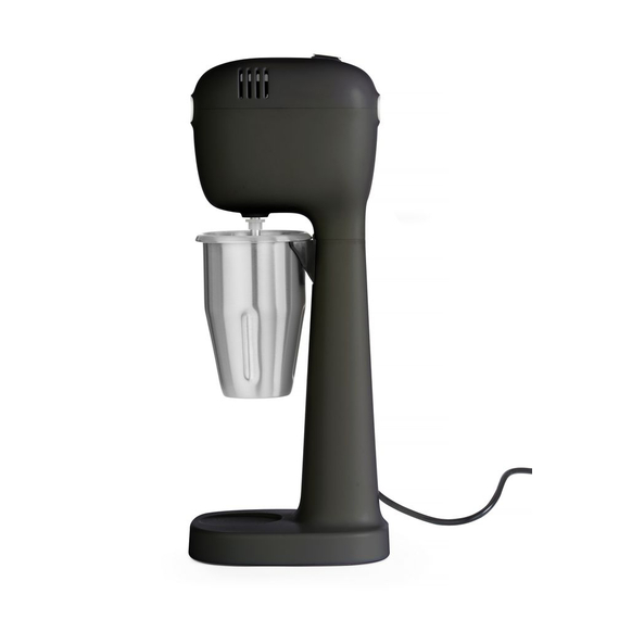 Hendi Milkshake Mixer BPA-frei - Design by Bronwasser, Schwarz, 230V/400W, 170x196x(H)490mm Hendi Milkshake Mixer BPA-frei - Design by Bronwasser, Schwarz, 230V/400W, 170x196x(H)490mm