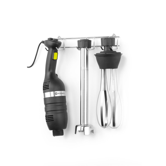 Hendi Set: Stabmixer 350 mit variabler Geschwindigkeit + Schneebesen + Halterung zur Wandmontage, Kitchen Line, Schwarz, 230V/350W, 110x324x(H)816mm 4 Hendi Set: Stabmixer 350 mit variabler Geschwindigkeit + Schneebesen + Halterung zur Wandmontage, Kitchen Line, Schwarz, 230V/350W, 110x324x(H)816mm
