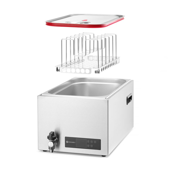 Hendi Sous-Vide-Gerät GN 1/1, 20L, 230V/600W, 350x680x(H)275mm 4 Hendi Sous-Vide-Gerät GN 1/1, 20L, 230V/600W, 350x680x(H)275mm