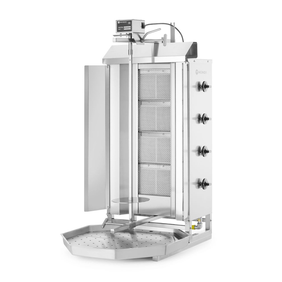 Hendi Gas Kebab Grill, Profi Line, 230V/16W, 13kW, 735x745x(H)1110mm 1 Hendi Gas Kebab Grill, Profi Line, 230V/16W, 13kW, 735x745x(H)1110mm