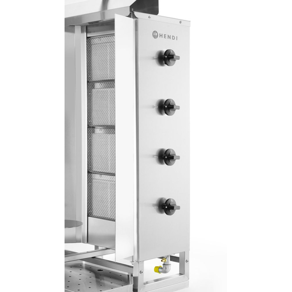 Hendi Gas Kebab Grill, Profi Line, 230V/16W, 13kW, 735x745x(H)1110mm 3 Hendi Gas Kebab Grill, Profi Line, 230V/16W, 13kW, 735x745x(H)1110mm