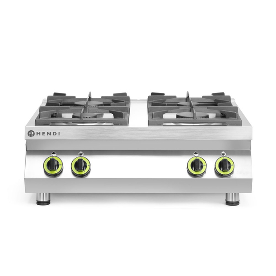 Hendi Gasherd Kitchen Line - 4 Kochfelder, Table-Top, Kitchen Line, 19kW, 800x700x(H)310mm Hendi Gasherd Kitchen Line - 4 Kochfelder, Table-Top, Kitchen Line, 19kW, 800x700x(H)310mm