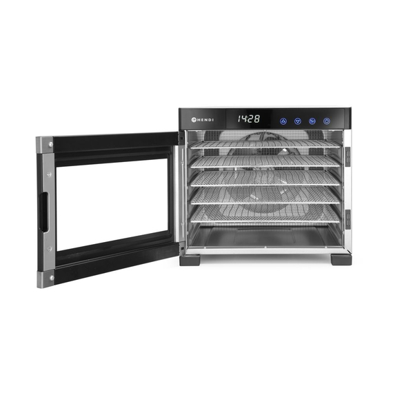 Hendi Dörrautomat für Lebensmittel, Profi Line, 6 Bleche, 230V/650W, 342x485x(H)309mm 1 Hendi Dörrautomat für Lebensmittel, Profi Line, 6 Bleche, 230V/650W, 342x485x(H)309mm