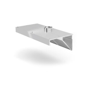 Hendi Wandmontierte Dunstabzugshaube, abgewinkelt, Profi Line, ohne Beleuchtung, 1000x700x(H)450mm
