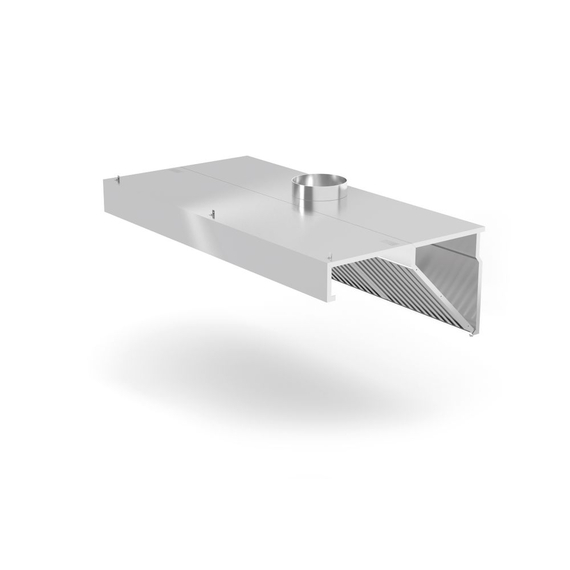 Hendi Wandmontierte Dunstabzugshaube, abgewinkelt, Profi Line, mit LED-Beleuchtung, 1000x700x(H)450mm Hendi Wandmontierte Dunstabzugshaube, abgewinkelt, Profi Line, mit LED-Beleuchtung, 1000x700x(H)450mm