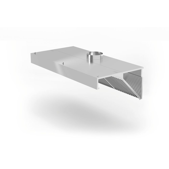 Hendi Wandmontierte Dunstabzugshaube, abgewinkelt, Profi Line, mit LED-Beleuchtung, 1200x700x(H)450mm Hendi Wandmontierte Dunstabzugshaube, abgewinkelt, Profi Line, mit LED-Beleuchtung, 1200x700x(H)450mm
