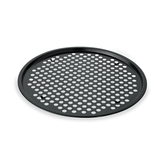 Was Germany Pizzablech mit Antihaftbeschichtung, Ø 37 cm, Perforierung Ø 9 mm, Stahl Was Germany Pizzablech mit Antihaftbeschichtung, Ø 37 cm, Perforierung Ø 9 mm, Stahl