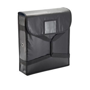 Was Germany Isoliertasche, für 2 Pizzen, 46 x 46 x 11 cm, schwarz, Kunststoff, Aluminium