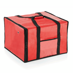 Was Germany Isoliertasche für 6 Pizzen, 51 x 48 x 34 cm, rot, Kunststoff, Aluminium