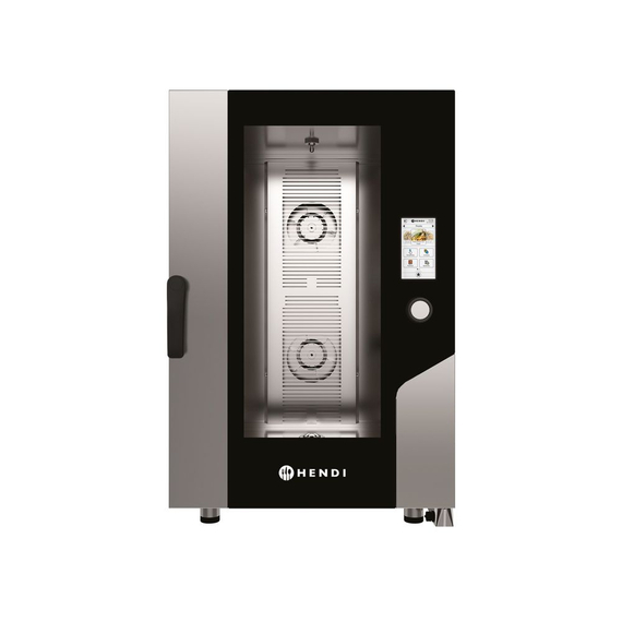 Hendi Konvektions-Dampfgarer – Touch 11 x GN 1/1, elektrisch, mit direktem Dampfgarer und Touchscreen-Steuerung, 730x785x(H)1130mm Hendi Konvektions-Dampfgarer – Touch 11 x GN 1/1, elektrisch, mit direktem Dampfgarer und Touchscreen-Steuerung, 730x785x(H)1130mm