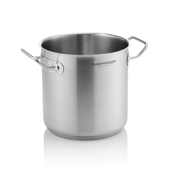 Chefproof Suppentopf, Ø 24 cm, 10 ltr., Chromnickelstahl 18/10 Chefproof Suppentopf, Ø 24 cm, 10 ltr., Chromnickelstahl 18/10