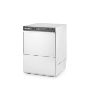 Hendi Geschirrspüler 50x50 - elektromechanische Steuerung, mit Spülmittelpumpe, 400V/6600W, 570x600x(H)830mm