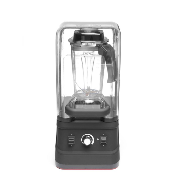 Hendi Mixer mit Schallschutzhaube, 2,5L, Schwarz, 220-240V/1680W, 250x300x(H)540mm Hendi Mixer mit Schallschutzhaube, 2,5L, Schwarz, 220-240V/1680W, 250x300x(H)540mm