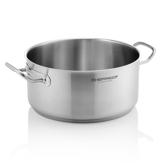 Chefproof Bratentopf, Ø 24 cm, 5 ltr., Chromnickelstahl 18/10 Chefproof Bratentopf, Ø 24 cm, 5 ltr., Chromnickelstahl 18/10
