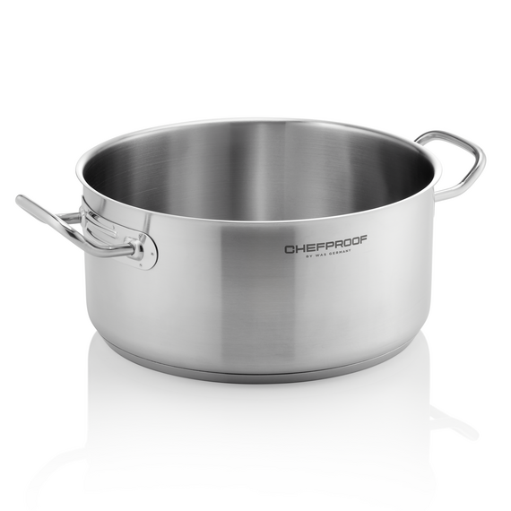 Chefproof Bratentopf, Ø 28 cm, 7 ltr., Chromnickelstahl 18/10 Chefproof Bratentopf, Ø 28 cm, 7 ltr., Chromnickelstahl 18/10