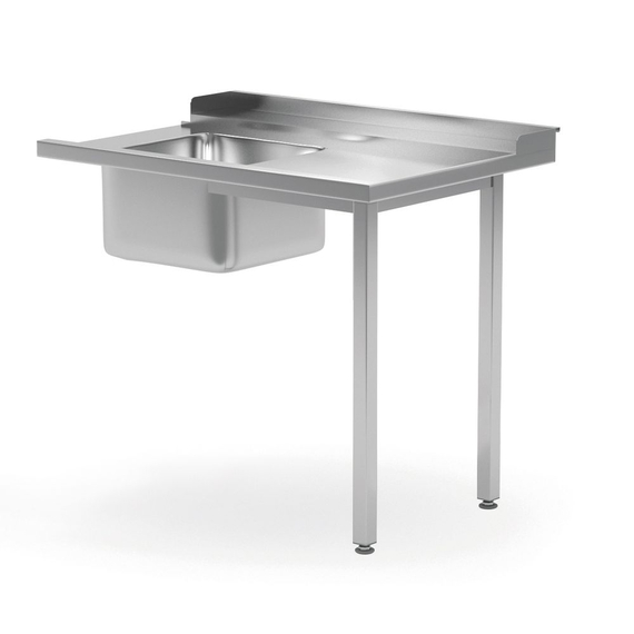 Hendi Ladetisch mit Spülbecken für Geschirrspüler, linke Seite, 1200x700x(H)850mm Hendi Ladetisch mit Spülbecken für Geschirrspüler, linke Seite, 1200x700x(H)850mm