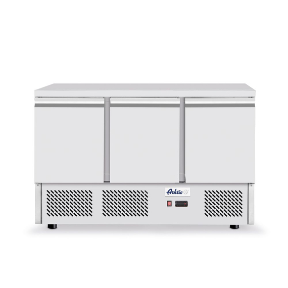 Arktic Kühltisch, dreitürig Kitchen Line 380L, 230V/220W, 1375x700x(H)890mm Arktic Kühltisch, dreitürig Kitchen Line 380L, 230V/220W, 1375x700x(H)890mm