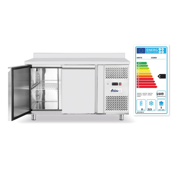 Arktic Tiefkühltisch, zweitürig Profi Line 280 L, Profi Line, GN 1/1, 280L, 230V/600W, 1360x700x(H)910mm 2 Arktic Tiefkühltisch, zweitürig Profi Line 280 L, Profi Line, GN 1/1, 280L, 230V/600W, 1360x700x(H)910mm