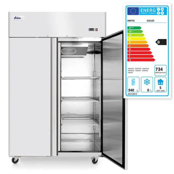 Arktic Kühlschrank, zweitürig Profi Line 1240 L, Profi Line, GN 2/1, 940L, 230V/350W, 1314x800x(H)2082mm 3 Arktic Kühlschrank, zweitürig Profi Line 1240 L, Profi Line, GN 2/1, 940L, 230V/350W, 1314x800x(H)2082mm