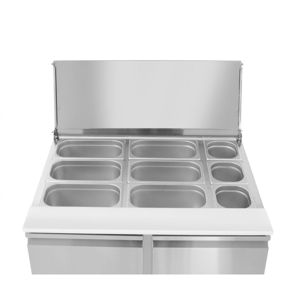 Arktic Saladette, zweitürig 300L, 230V/310W, 912x702x(H)888mm 2 Arktic Saladette, zweitürig 300L, 230V/310W, 912x702x(H)888mm
