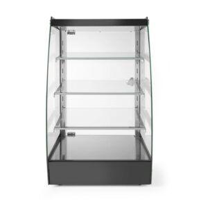 Hendi Offene Vitrine mit Regalablagen 75 L, 230V/2W, 415x390x(H)716mm