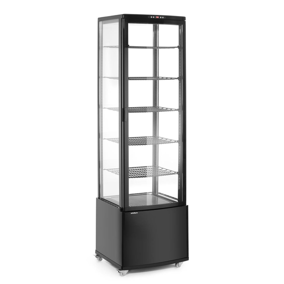Arktic Kühlvitrine 270 Liter, Schwarz, 230V/290W, 556x526x(H)1913mm Arktic Kühlvitrine 270 Liter, Schwarz, 230V/290W, 556x526x(H)1913mm