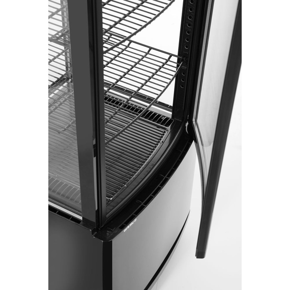 Arktic Kühlvitrine 270 Liter, Schwarz, 230V/290W, 556x526x(H)1913mm 1 Arktic Kühlvitrine 270 Liter, Schwarz, 230V/290W, 556x526x(H)1913mm