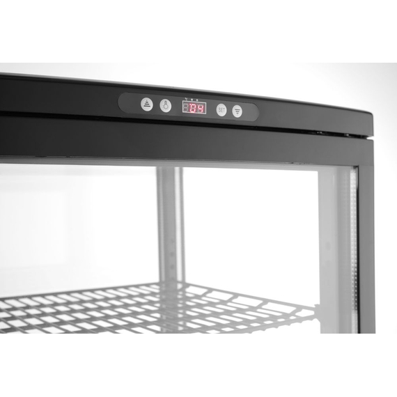 Arktic Kühlvitrine 270 Liter, Schwarz, 230V/290W, 556x526x(H)1913mm 2 Arktic Kühlvitrine 270 Liter, Schwarz, 230V/290W, 556x526x(H)1913mm