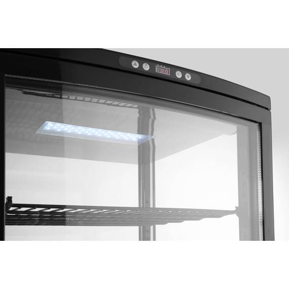 Arktic Kühlvitrine 270 Liter, Schwarz, 230V/290W, 556x526x(H)1913mm 3 Arktic Kühlvitrine 270 Liter, Schwarz, 230V/290W, 556x526x(H)1913mm