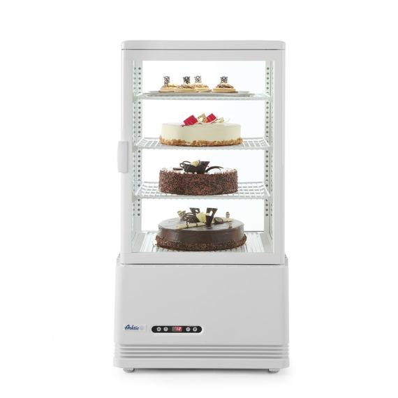 Arktic Aufsatz-Kühlvitrine 68 Liter, weiß, 230V/170W, 444x397x(H)875mm 1 Arktic Aufsatz-Kühlvitrine 68 Liter, weiß, 230V/170W, 444x397x(H)875mm