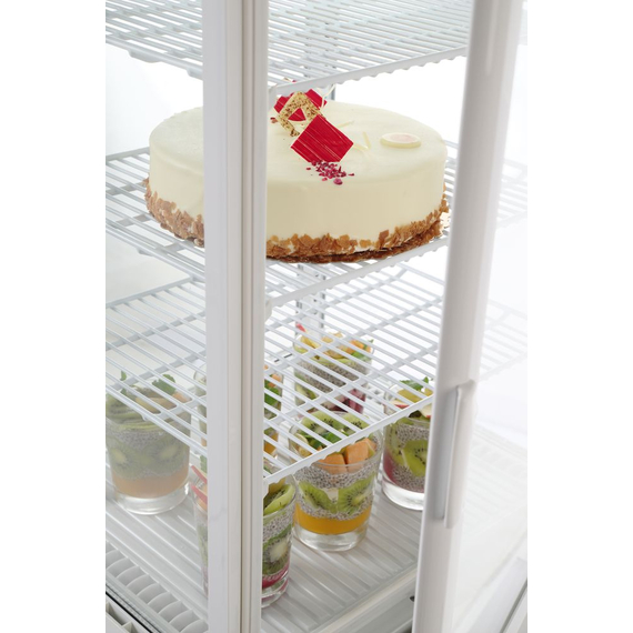 Arktic Aufsatz-Kühlvitrine 68 Liter, weiß, 230V/170W, 444x397x(H)875mm 3 Arktic Aufsatz-Kühlvitrine 68 Liter, weiß, 230V/170W, 444x397x(H)875mm