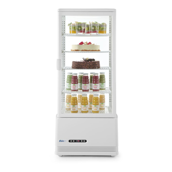 Arktic Aufsatz-Kühlvitrine 98 Liter, weiß, 230V/210W, 444x397x(H)1100mm 3 Arktic Aufsatz-Kühlvitrine 98 Liter, weiß, 230V/210W, 444x397x(H)1100mm