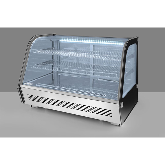 Arktic Aufsatz-Kühlvitrine, 160L, 230V/160W, 885x570x(H)680mm 1 Arktic Aufsatz-Kühlvitrine, 160L, 230V/160W, 885x570x(H)680mm