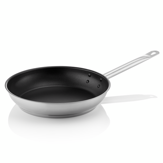 Chefproof Pfanne mit Antihaft-Beschichtung, Ø 24 cm, Chromnickelstahl 18/10 Chefproof Pfanne mit Antihaft-Beschichtung, Ø 24 cm, Chromnickelstahl 18/10