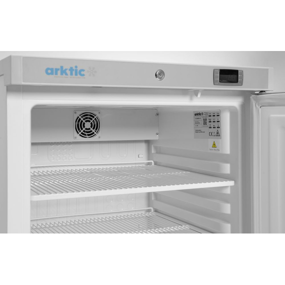 Arktic Budget Line Kühlschrank in weiß lackiertem Stahlgehäuse, Budget Line, Weiß, 230V/124W, 598x623x(H)838mm 4 Arktic Budget Line Kühlschrank in weiß lackiertem Stahlgehäuse, Budget Line, Weiß, 230V/124W, 598x623x(H)838mm