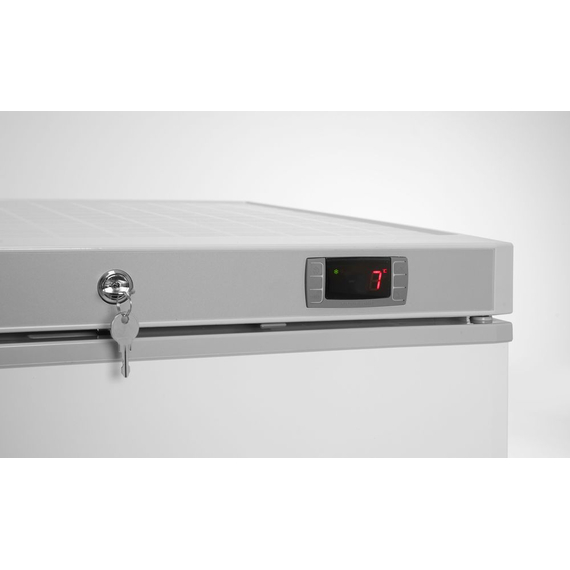 Arktic Gefrierschrank in weiß lackiertem Stahlgehäuse, Budget Line, Weiß, 220-240V/111W, 589x655x(H)838mm 4 Arktic Gefrierschrank in weiß lackiertem Stahlgehäuse, Budget Line, Weiß, 220-240V/111W, 589x655x(H)838mm