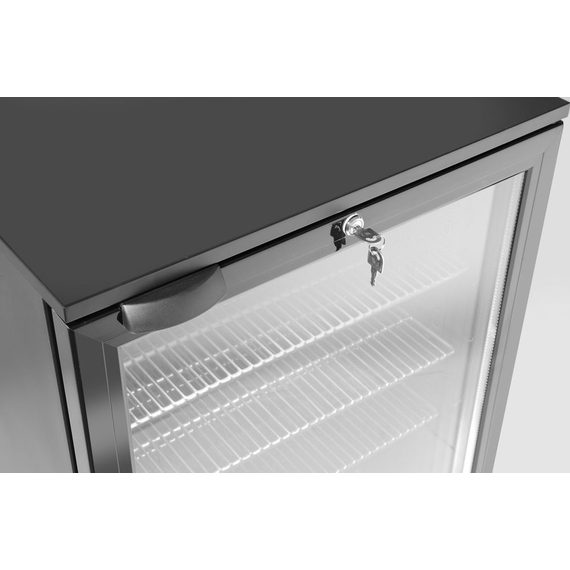 Arktic Bar-Kühlschrank eintürig, 105L, Schwarz, 220-240V/120W, 600x530x(H)870mm 2 Arktic Bar-Kühlschrank eintürig, 105L, Schwarz, 220-240V/120W, 600x530x(H)870mm