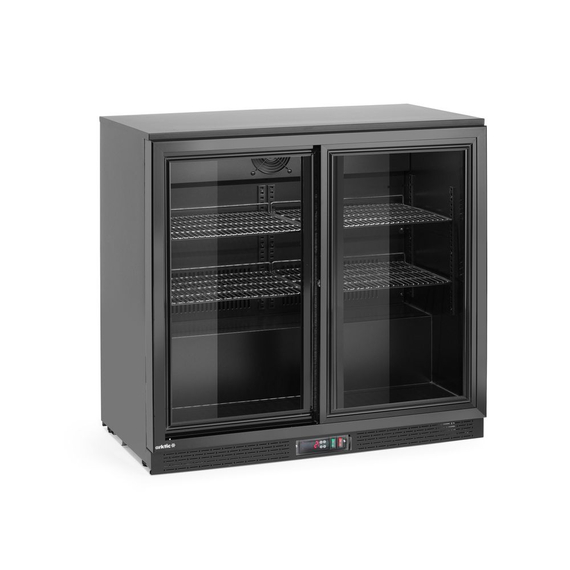 Arktic Bar-Kühlschrank mit zwei Schiebetüren, 158L, Schwarz, 220-240V/160W, 900x520x(H)870mm 1 Arktic Bar-Kühlschrank mit zwei Schiebetüren, 158L, Schwarz, 220-240V/160W, 900x520x(H)870mm
