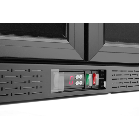 Arktic Bar-Kühlschrank mit doppelter Tür, 158L, Schwarz, 220-240V/160W, 900x530x(H)870mm 2 Arktic Bar-Kühlschrank mit doppelter Tür, 158L, Schwarz, 220-240V/160W, 900x530x(H)870mm