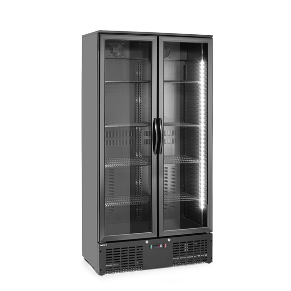 Arktic Bar-Kühlschrank mit zwei Türen, 384L, Schwarz, 220-240V/365W, 900x530x(H)1820mm 1 Arktic Bar-Kühlschrank mit zwei Türen, 384L, Schwarz, 220-240V/365W, 900x530x(H)1820mm