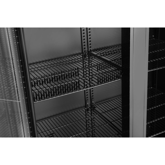 Arktic Bar-Kühlschrank mit zwei Türen, 384L, Schwarz, 220-240V/365W, 900x530x(H)1820mm 3 Arktic Bar-Kühlschrank mit zwei Türen, 384L, Schwarz, 220-240V/365W, 900x530x(H)1820mm