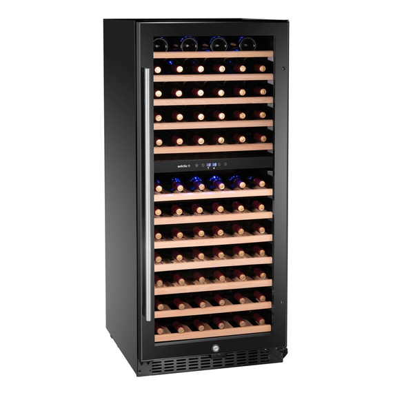 Arktic Weinkühler, 2 Zonen, 124 Flaschen, 265L, Schwarz, 570x595x(H)1400mm 1 Arktic Weinkühler, 2 Zonen, 124 Flaschen, 265L, Schwarz, 570x595x(H)1400mm