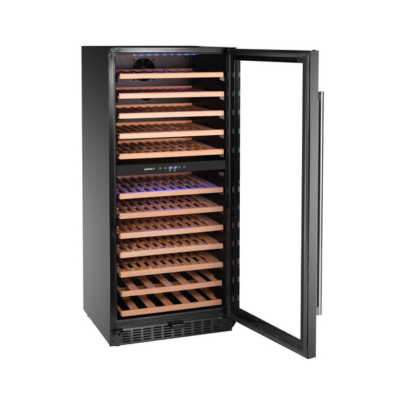 Arktic Weinkühler, 2 Zonen, 124 Flaschen, 265L, Schwarz, 570x595x(H)1400mm 3 Arktic Weinkühler, 2 Zonen, 124 Flaschen, 265L, Schwarz, 570x595x(H)1400mm