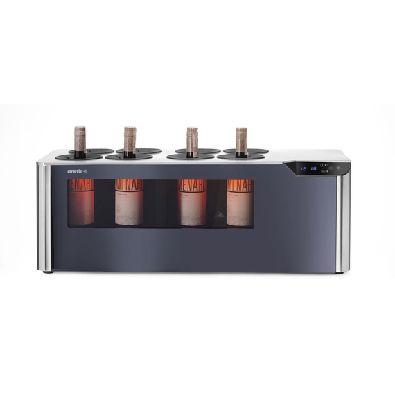 Arktic Theken-Weinkühler Cellar, 2 Zonen, Schwarz, 220-240V/60W, 800x350x(H)293mm 4 Arktic Theken-Weinkühler Cellar, 2 Zonen, Schwarz, 220-240V/60W, 800x350x(H)293mm