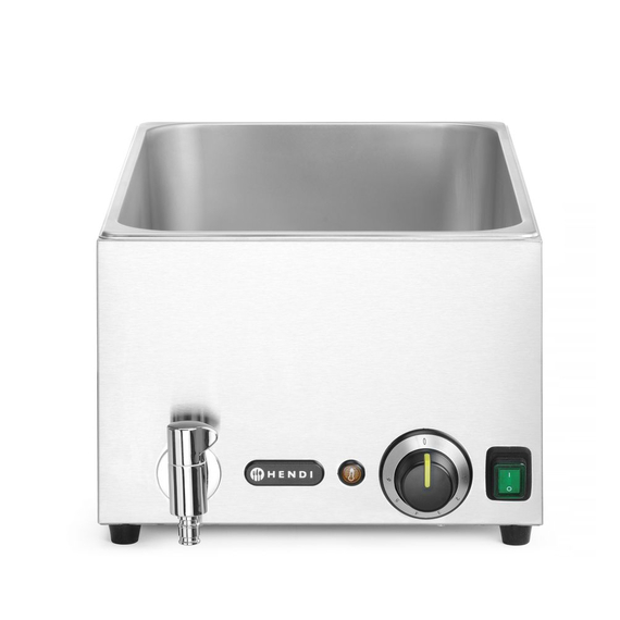 Hendi Wasserbad-Set mit Ablasshahn Ranger, GN 1/1, 230V/1000W, 605x332x(H)242mm 1 Hendi Wasserbad-Set mit Ablasshahn Ranger, GN 1/1, 230V/1000W, 605x332x(H)242mm