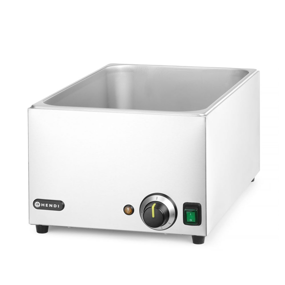Hendi Set: Bain-Marie Ranger + 3x GN 1/3 Behälter mit Deckel, GN 1/1, 230V/1000W, 590x332x(H)242mm 3 Hendi Set: Bain-Marie Ranger + 3x GN 1/3 Behälter mit Deckel, GN 1/1, 230V/1000W, 590x332x(H)242mm