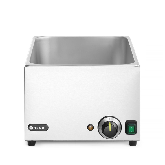 Hendi Set: Bain-Marie Ranger + 3x GN 1/3 Behälter mit Deckel, GN 1/1, 230V/1000W, 590x332x(H)242mm 2 Hendi Set: Bain-Marie Ranger + 3x GN 1/3 Behälter mit Deckel, GN 1/1, 230V/1000W, 590x332x(H)242mm