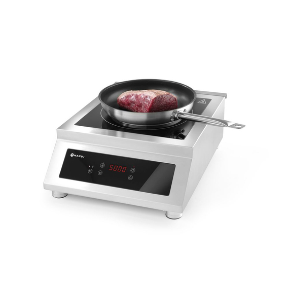 Hendi Induktionskocher Modell 5000 D, Profi Line, 400V/5000W, 398x525x(H)175mm 1 Hendi Induktionskocher Modell 5000 D, Profi Line, 400V/5000W, 398x525x(H)175mm