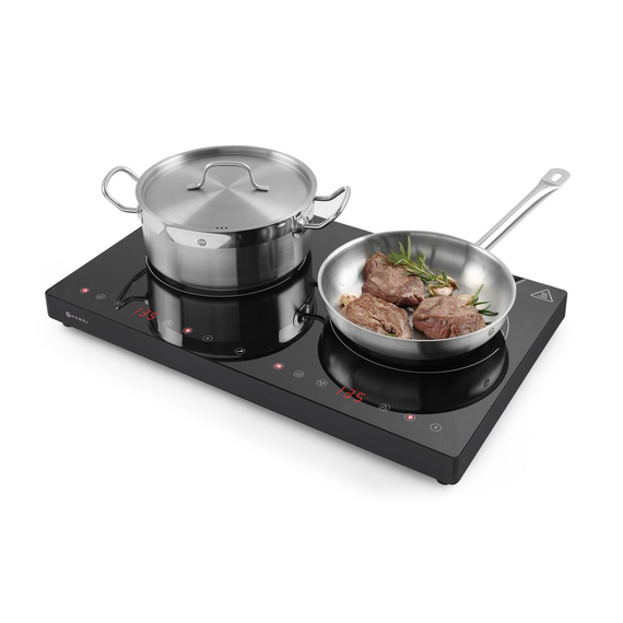 Hendi Induktionskocher doppelt Kitchen Line, Kitchen Line, 230V/3500W, 608x405x(H)54mm 3 Hendi Induktionskocher doppelt Kitchen Line, Kitchen Line, 230V/3500W, 608x405x(H)54mm