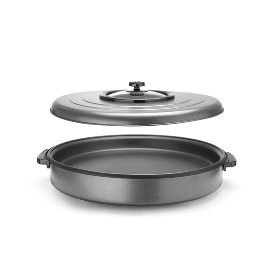 Hendi Partypfanne, Innentopf 550x60 mm, 230V/1600W, ⌀620x(H)170mm 1 Hendi Partypfanne, Innentopf 550x60 mm, 230V/1600W, ⌀620x(H)170mm